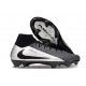 Nike Air Zoom Mercurial Superfly 10 Elite FG Nero Argent