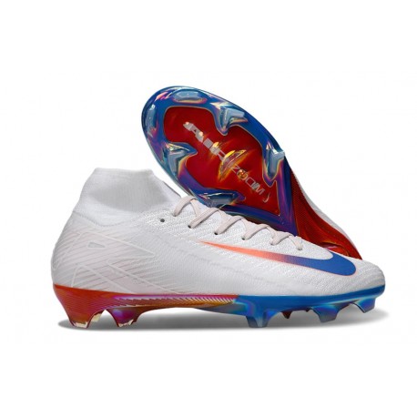 Scarpa Nike Zoom Mercurial Superfly X Elite FG Bianco Rosso Blu