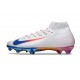 Scarpa Nike Zoom Mercurial Superfly X Elite FG Bianco Rosso Blu
