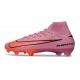 Scarpa Nike Zoom Mercurial Superfly X Elite FG Rosa Arancione