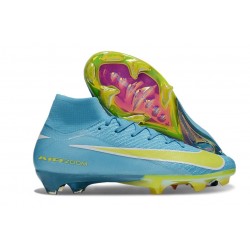 Scarpa Nike Zoom Mercurial Superfly X Elite FG Blu Verde