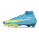 Scarpa Nike Zoom Mercurial Superfly X Elite FG Blu Verde