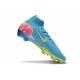 Scarpa Nike Zoom Mercurial Superfly X Elite FG Blu Verde
