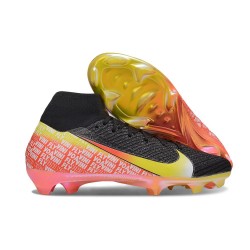 Scarpa Nike Zoom Mercurial Superfly X Elite FG Nero Giallo Rosso