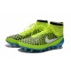 Nike Nuovo Scarpe da Calcio Magista Obra FG Verde Blu Bianco