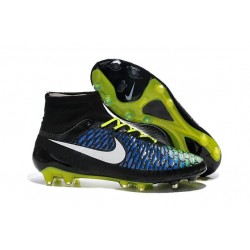 Nike Nuovo Scarpe da Calcio Magista Obra FG Blu Nero Bianco