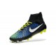 Nike Nuovo Scarpe da Calcio Magista Obra FG Blu Nero Bianco