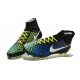 Nike Nuovo Scarpe da Calcio Magista Obra FG Blu Nero Bianco