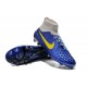 Nuove Scarpa da Calcio Nike Magista Obra FG ACC Blu Giallo Grigio