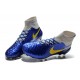 Nuove Scarpa da Calcio Nike Magista Obra FG ACC Blu Giallo Grigio