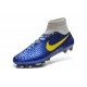 Nuove Scarpa da Calcio Nike Magista Obra FG ACC Blu Giallo Grigio