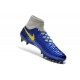 Nuove Scarpa da Calcio Nike Magista Obra FG ACC Blu Giallo Grigio