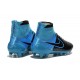 Nuove Scarpa da Calcio Nike Magista Obra FG ACC Pelle Nero Blu