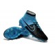 Nuove Scarpa da Calcio Nike Magista Obra FG ACC Pelle Nero Blu