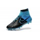 Nuove Scarpa da Calcio Nike Magista Obra FG ACC Pelle Nero Blu