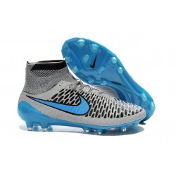 Nuove Scarpe da Calcio Nike Magista Obra FG ACC Grigio Blu