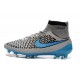 Nuove Scarpe da Calcio Nike Magista Obra FG ACC Grigio Blu