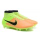 Nuove Scarpa da Calcio Nike Magista Obra FG ACC Pelle Giallo Volt Nero