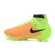 Nuove Scarpa da Calcio Nike Magista Obra FG ACC Pelle Giallo Volt Nero