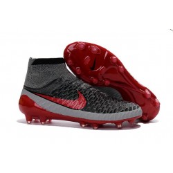 Nike Scarpe da Calcio Nuovo 2016 Magista Obra FG Grigio Rosso