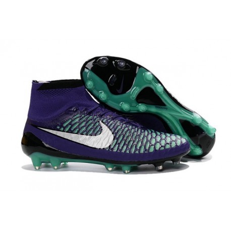 Nike Scarpe da Calcio Nuovo 2016 Magista Obra FG Viola Verde Bianco