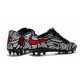 Scarpe Calcetto Neymar Nike Hypervenom Phinish FG Nero Rosso Bianco