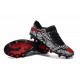 Scarpe Calcetto Neymar Nike Hypervenom Phinish FG Nero Rosso Bianco