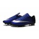 Scarpa da Calcio Nike Mercurial Vapor 10 FG Blu Metallic