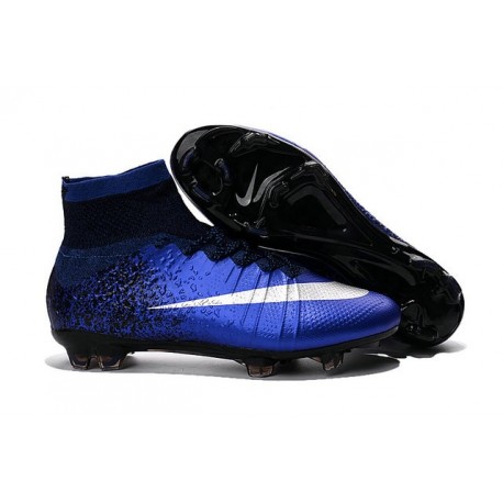 Scarpa Calcio 2016 Ronaldo Nike Mercurial Superfly FG Blu Royal Metallic