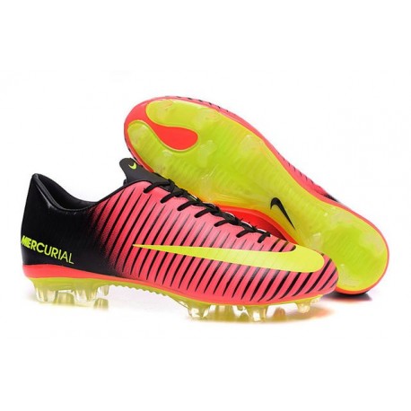 Scarpini Calcetto Nike Mercurial Vapor XI FG Uomo Rosso Giallo