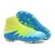 Scarpini da Calcetto Nuovi 2016 Nike HyperVenom Phantom II FG Verde Blu