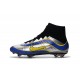 Nuovo 2016 Scarpe Nike Mercurial Superfly Heritage Argent Blu Giallo