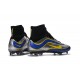 Nuovo 2016 Scarpe Nike Mercurial Superfly Heritage Argent Blu Giallo