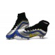 Nuovo 2016 Scarpe Nike Mercurial Superfly Heritage Argent Blu Giallo