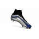 Nuovo 2016 Scarpe Nike Mercurial Superfly Heritage Argent Blu Giallo