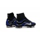 Nuovo 2016 Scarpe Nike Mercurial Superfly Heritage Blu Nero Bianco