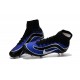 Nuovo 2016 Scarpe Nike Mercurial Superfly Heritage Blu Nero Bianco