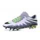 Scarpini Calcio Nuove 2016 Nike Hypervenom Phinish FG Bianco Verde Nero