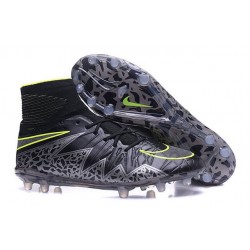 Scarpini da Calcetto Nuovi 2016 Nike HyperVenom Phantom II FG Nero Metallico