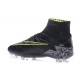 Scarpini da Calcetto Nuovi 2016 Nike HyperVenom Phantom II FG Nero Metallico