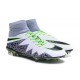 Scarpini da Calcetto Nuovi 2016 Nike HyperVenom Phantom II FG Bianco Nero Verde