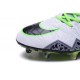 Scarpini da Calcetto Nuovi 2016 Nike HyperVenom Phantom II FG Bianco Nero Verde