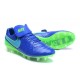 Nike Scarpette da Calcio 2016 Tiempo Legend 6 Tech Craft FG Blu Verde