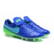 Nike Scarpette da Calcio 2016 Tiempo Legend 6 Tech Craft FG Blu Verde