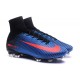 Scarpe Calcio 2016 Nuovo Nike Mercurial Superfly 5 FG Blu Nero Rosso