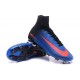 Scarpe Calcio 2016 Nuovo Nike Mercurial Superfly 5 FG Blu Nero Rosso