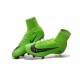 Nike Mercurial Superfly V FG ACC Nuove Scarpa da Calcetto Verde Nero