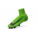 Nike Mercurial Superfly V FG ACC Nuove Scarpa da Calcetto Verde Nero