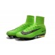 Nike Mercurial Superfly V FG ACC Nuove Scarpa da Calcetto Verde Nero