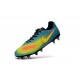 Nike Magista Opus II FG Nuovo 2016 Scarpe da Calcio Blu Giallo Arancio